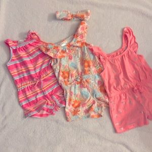 Baby girl rompers